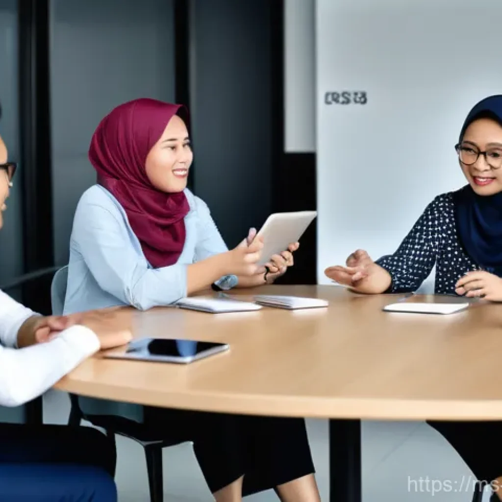 MVP와 사용자 요구 사항의 관계 - A diverse group of young Malaysian professionals and small business owners, including women wearing ...