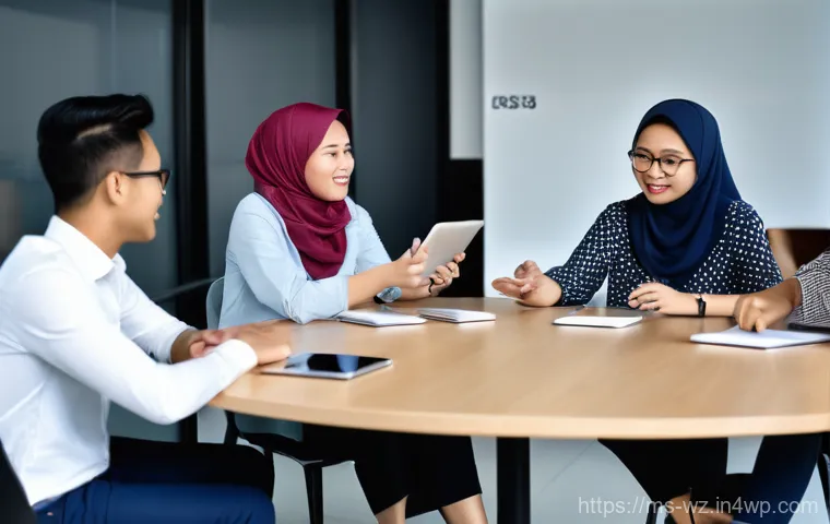 MVP와 사용자 요구 사항의 관계 - A diverse group of young Malaysian professionals and small business owners, including women wearing ...