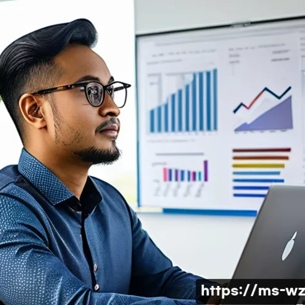 MVP에서의 비용 관리 전략 - A professional Malay entrepreneur in a modern office setting, carefully planning a startup project o...