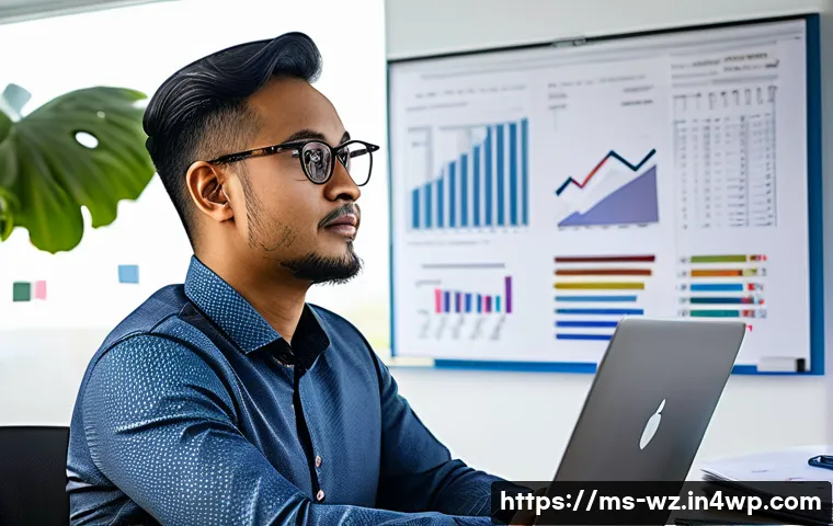 MVP에서의 비용 관리 전략 - A professional Malay entrepreneur in a modern office setting, carefully planning a startup project o...